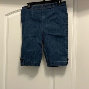 White Stag Blue Denim Women's Bermuda Shorts Size Medium